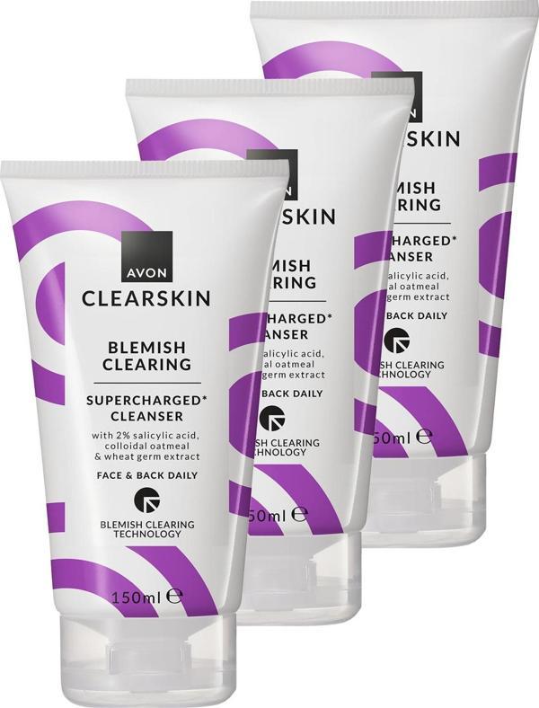 Clearskin Supercharged Lekeler İçin Temizleyici 150 Ml. Üçlü Set - Image 1