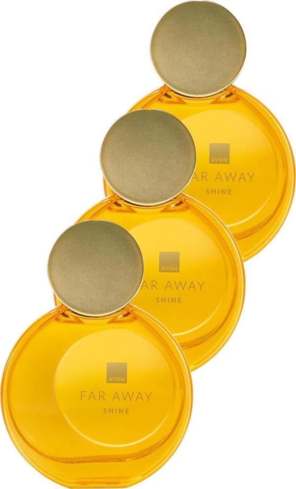 Far Away Shine Kadın Parfüm Edp 50 Ml. Üçlü Set - Image 1