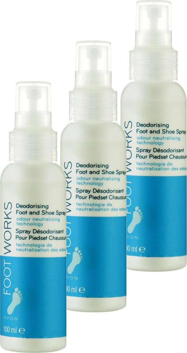 Foot Works Koku Giderici Ayak Spreyi 100 Ml. Üçlü Set - Image 1