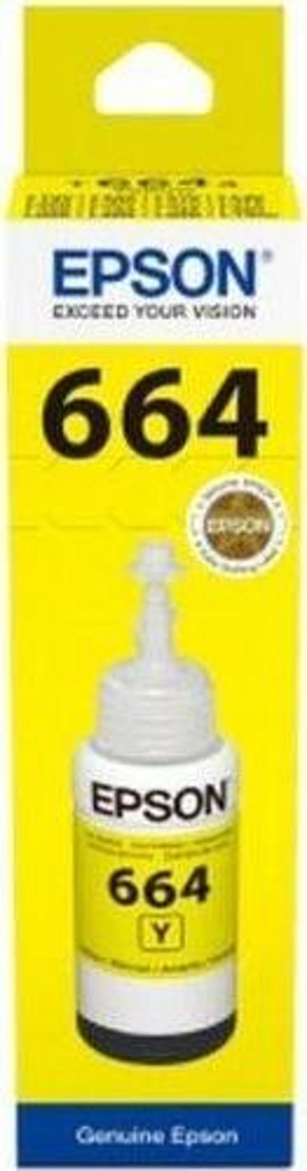 Epson T6644 Orijinal Sarı Şişe Mürekkep Kartuş (C13T66444A) - 70 ml - Image 1
