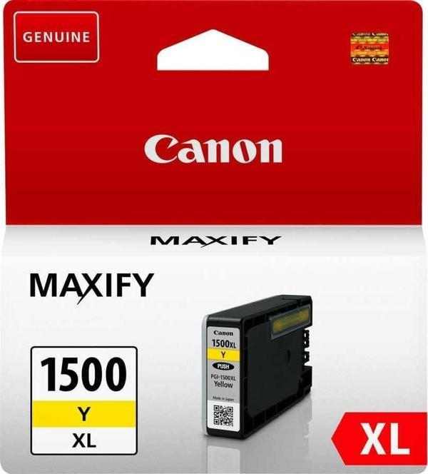 Canon PGI-1500XL Y Sarı Orijinal Mürekkep Kartuş 9195B001 - Image 1