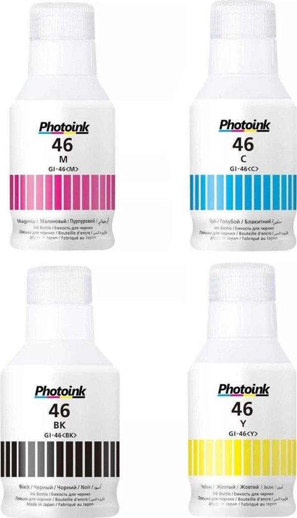 Photoink GI-46 1 Set 4 Renk Pigment Mürekkep GX6040 GX7040 - Image 1