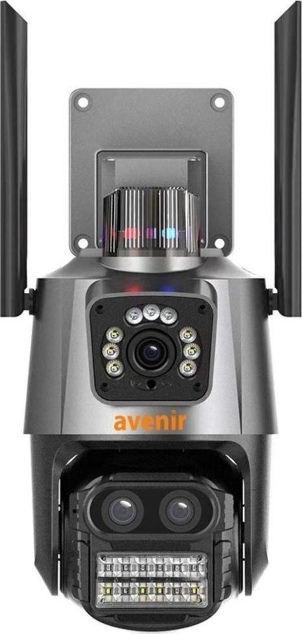 Avenir Av-M21 3Mp 8X Zoom Wifi Onvif 2 Kameralı Dış Mekan Ptz Kamera - Image 1