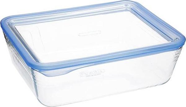 Pyrex Dikdörtgen Cam Kapaklı Saklama Kabı 2,6 L - Image 1