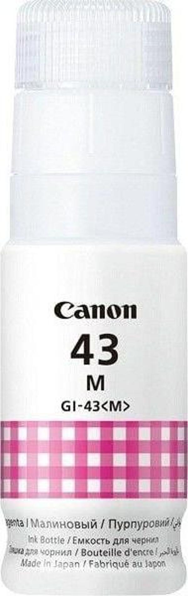 Canon GI-43M Kırmızı Orijinal Mürekkep Şişe 60ML 4680C001AA - Image 1