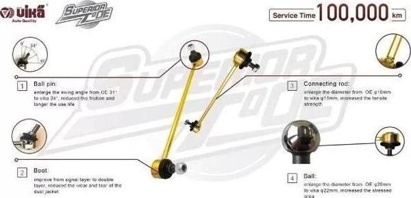 7H5411317DSTO Viraj Demir Askı Rotu Sto 100.000 Km Garantili - Transporter T5-T5.5-T6-T6.1 - Image 1