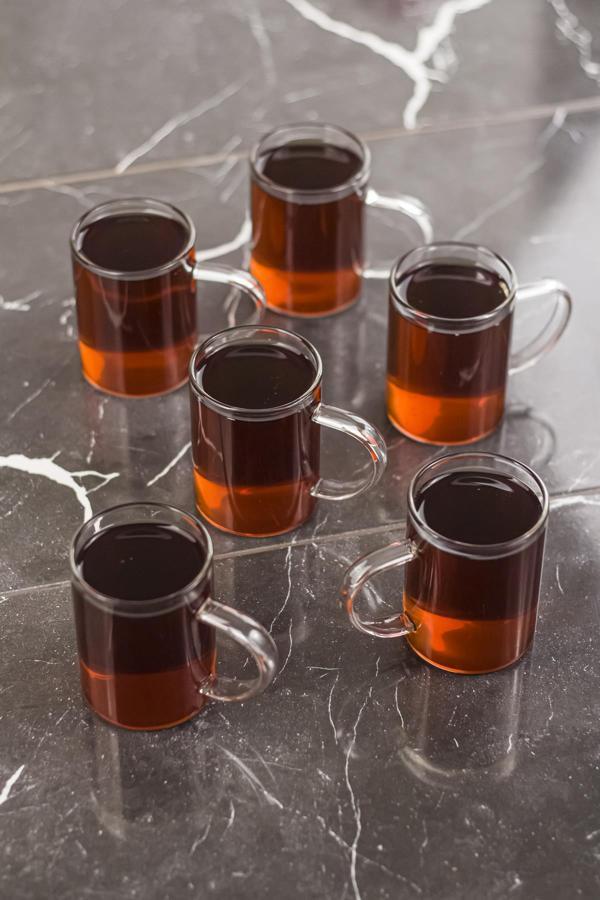 6'lı Borosilikat Isıya Dayanıklı Termısıl Cam Kupa Bardak (6 X 200 ml) - Image 1