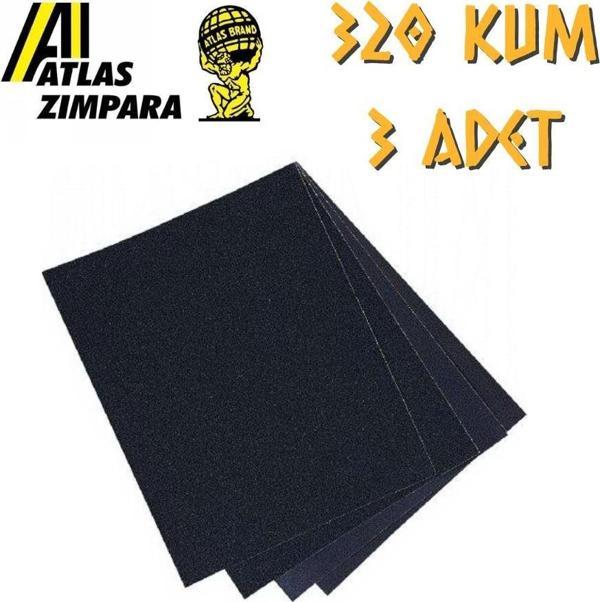 Atlas 188 Su Zımparası 320 Kum - 3 Adet - Image 1