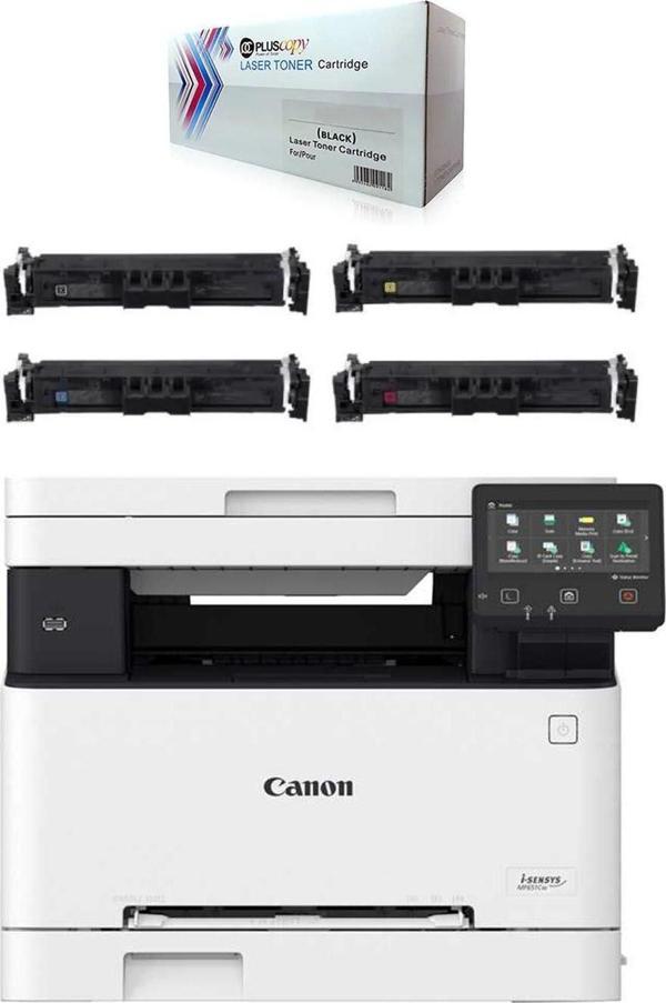 Canon I-Sensys MF651cw Wifi Tam Dolu Muadil Tonerli Renkli Çok Fonksiyonlu Yazıcı - Image 1