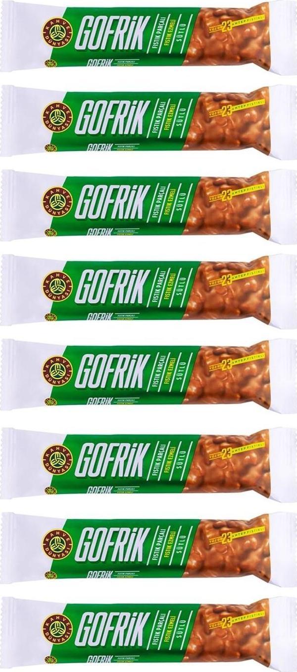 Kahve Dünyası Gofrik Sütlü 33 gr 8'li - Image 1