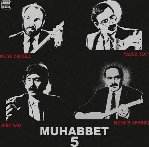 Şah Müzik Arif Sağ Muhlis Akarsu Musa Eroğlu Yavuz Top Muhabbet-5 Plak - Image 1
