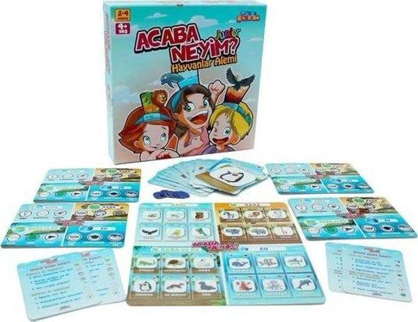 Samatlı Acaba Neyim Junior Hayvanlar Alemi Eğitici Oyun - Image 1