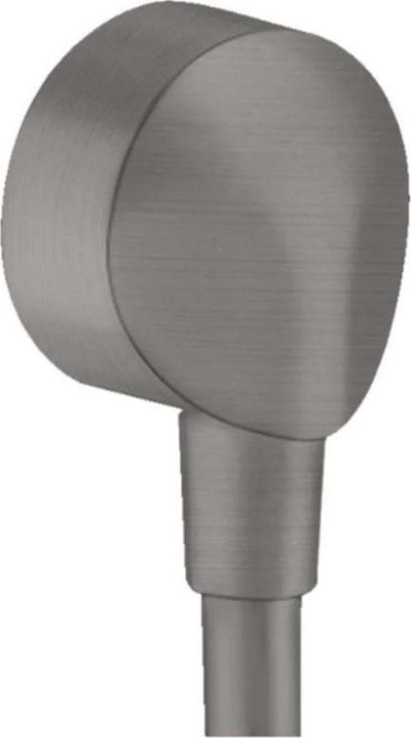 Hansgrohe Fixfit E Duş Çıkış Dirseği Mat Siyah Krom - Image 1