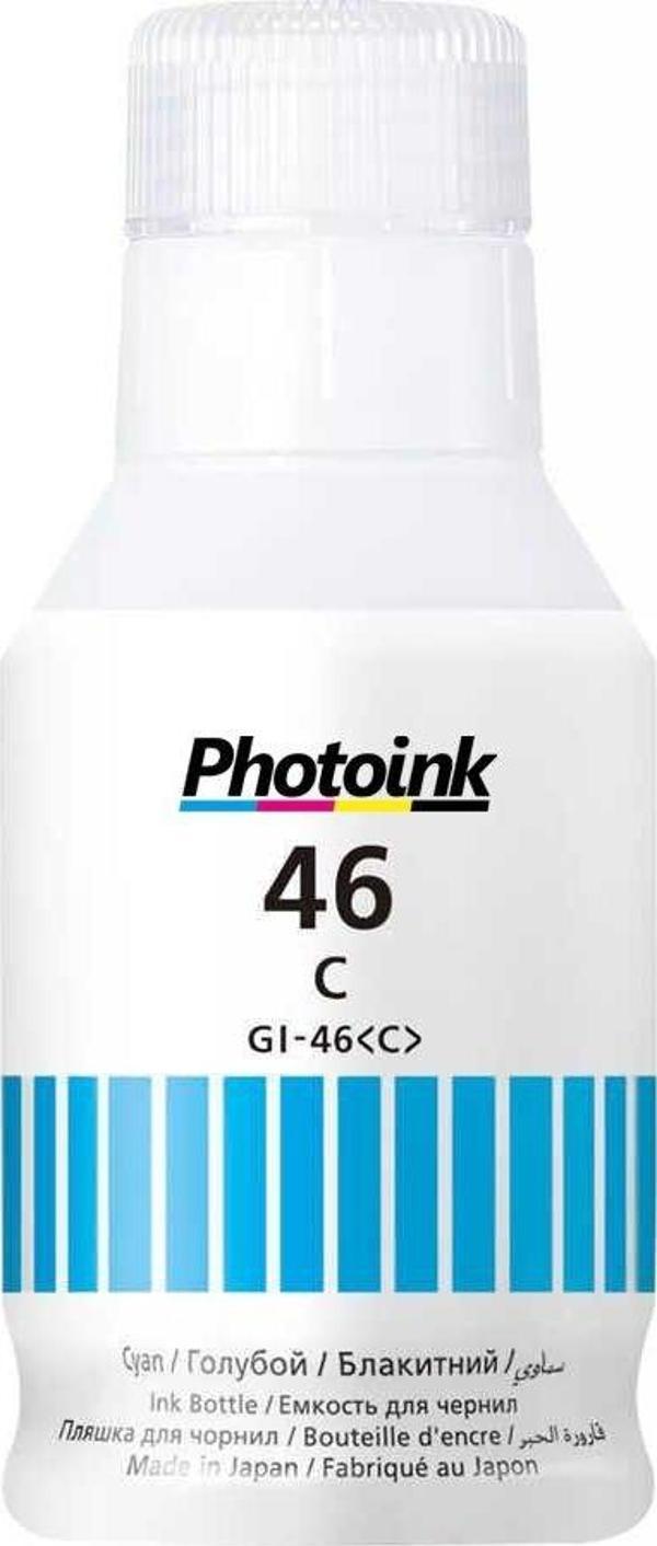 Photoink Canon GI-46C Mavi Pigment Mürekkep 135ML GX6040 GX7040 - Image 1