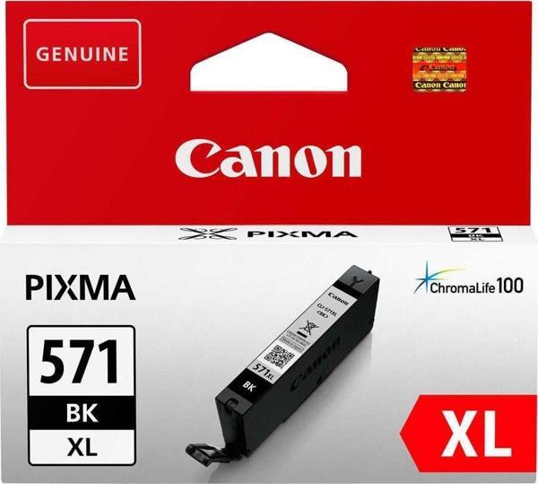 Canon CLI-571BK XL Siyah Yüksek Kapasiteli Orijinal Mürekkep Kartuş 0331C001AA - Image 1