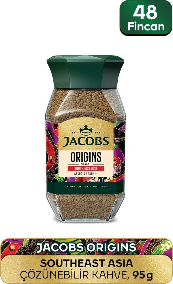 Jacobs Origin Southeast Granül Kahve Cam Kavanoz 95 GR - Image 1