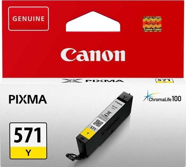 Canon CLI-571Y Sarı Orijinal Mürekkep Kartuş 0388C001AA - Image 1