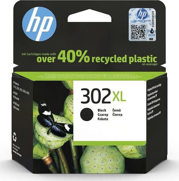 HP 302 XL Mürekkep Kartuşu Siyah F6U68AE - Image 1