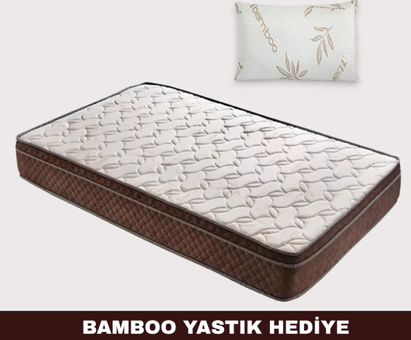 Heyner Aura Full Ortopedik Lüx Bamboo Yatak (Bamboo Yastık Hediyeli) - Image 1