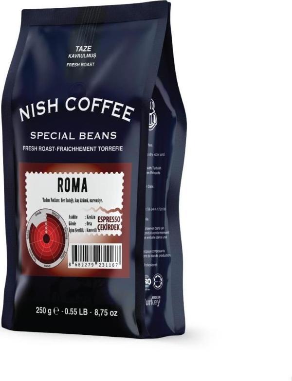 Nish Espresso Roma Kahve 250 gr - Image 1