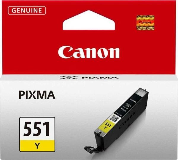 Canon CLI-551Y Sarı Orijinal Mürekkep Kartuş 6511B001 - Image 1