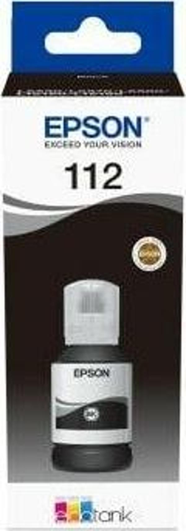 Epson C13T06C14A 112 Orijinal Siyah Mürekkep Kartuş 7.500 Sayfa 127ML L15160 L15150 - Image 1