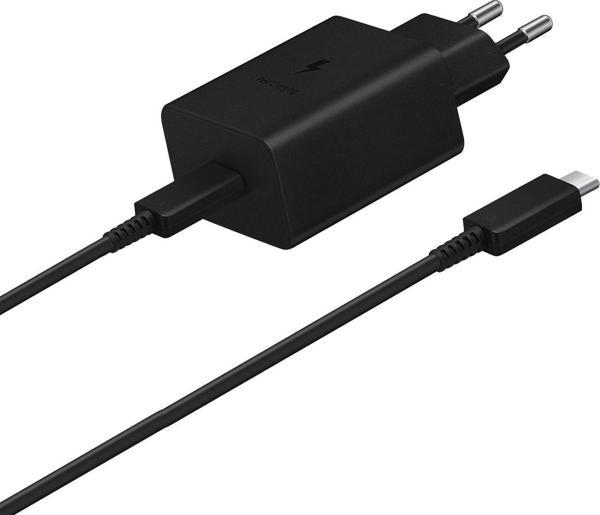 Samsung 3A 15W Type-C Çıkışlı 1m Kablolu Şarj Aleti Set Siyah ( Türkiye Garantili) - Image 1