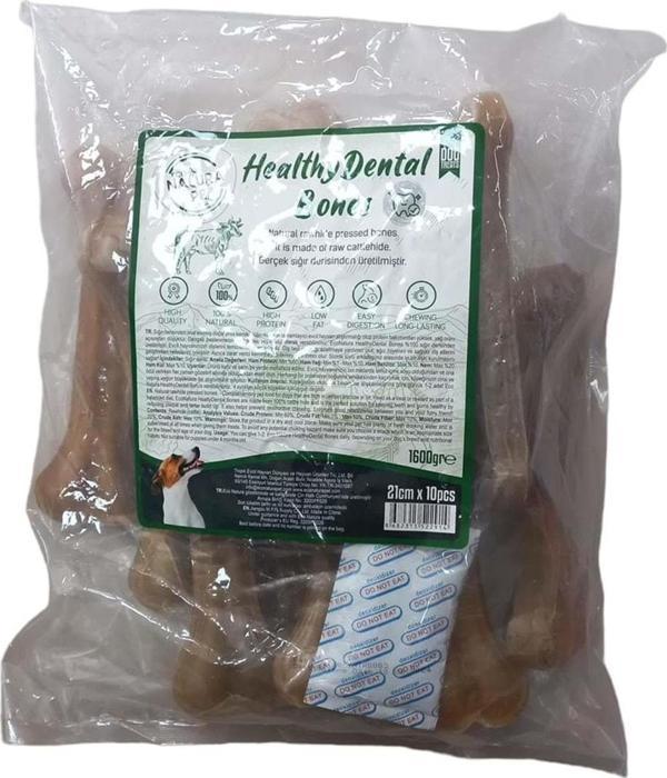 Natura Pet Healty Dental Bones Natural Pres Kemik 15cm 20li 1600 gr - Image 1