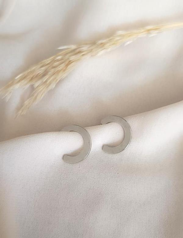 Küpe Kalın Halka Model Kadın Küpe Takı Aksesuar Nişan Düğün Kına Özel Gün - Image 1