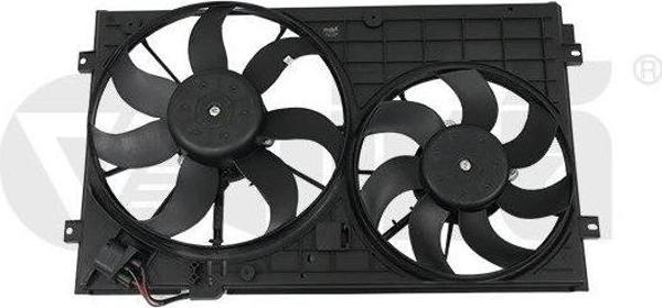 1TD121203A Fan Motorları & Dual Çerçeve 200W+150W - Caddy-Golf 5-Octavıa-Passat-Jetta-Toledo-Leon-A3 - Image 1