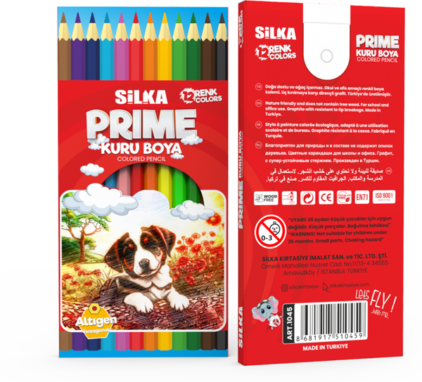 Silka Prime Tam Boy 12 Li Kuru Boya Art.1045 - Image 1