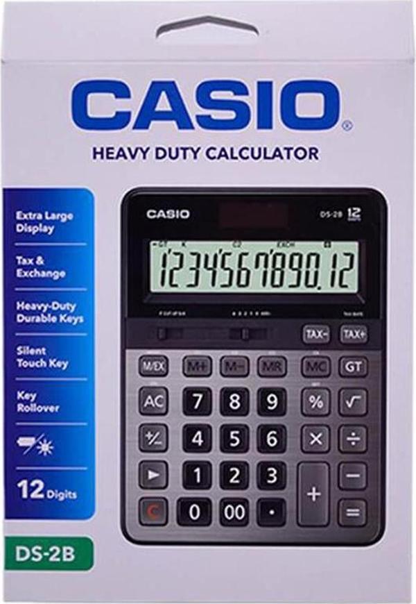 Casıo Ds-2B Masa Üstü Hesap Makinesi 12 Hane - Image 1