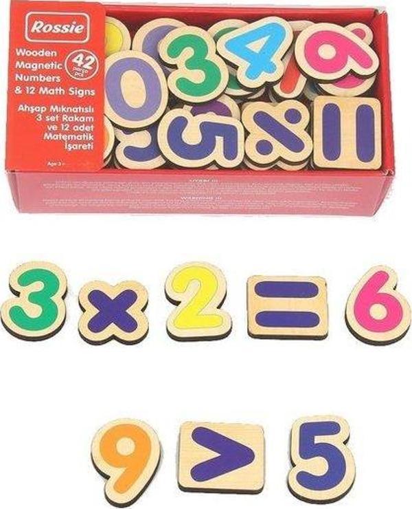 Rossie Manyetik Ahşap Sayılar - Image 1