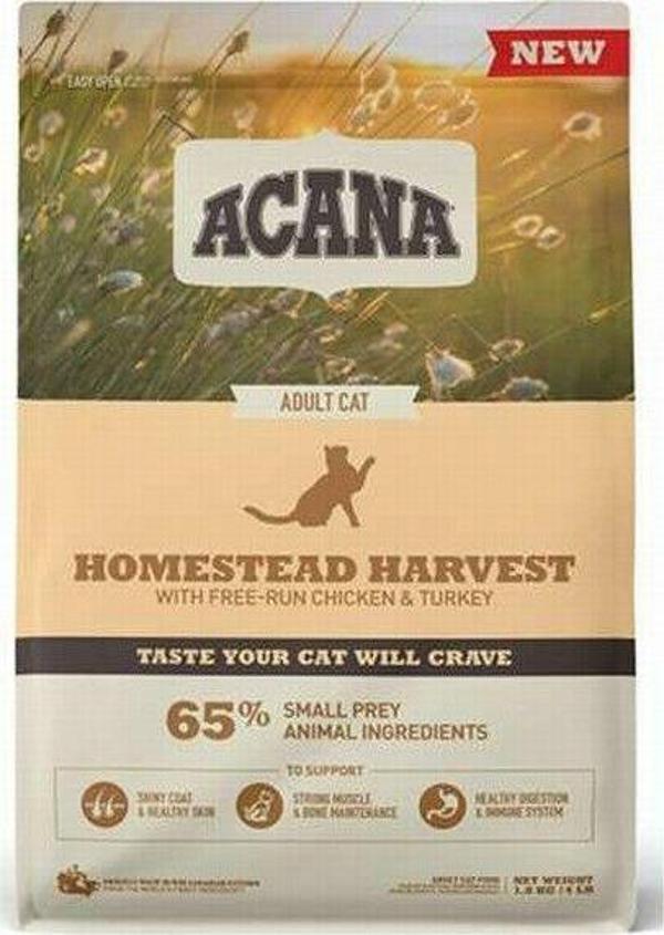 Acana Homestead Harvest Yetişkin Kedi Maması 1,8 kg - Image 1