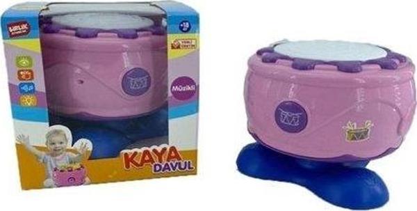 Birlik Oyuncak Pilli Işıklı Sesli Kaya Davul- Pembe URT009-02 - Image 1
