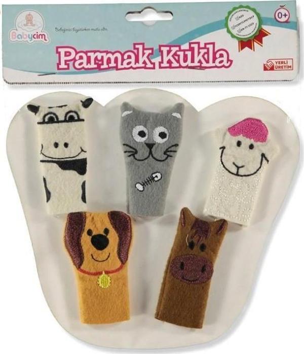 Birlik Oyuncak Babycim 5Li Çiftlik Hayvanları Parmak Kukla URT020-001 - Image 1
