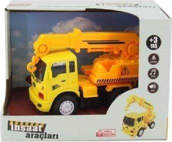 Birlik Oyuncak Şehrin İnş.Araçları Pilli Sürt.Işıklı-Vinç URT012-003 - Image 1