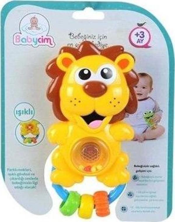 Birlik Oyuncak Babycim Sesli Pilli Aslan Çıngırak WD-3661B-BABY - Image 1