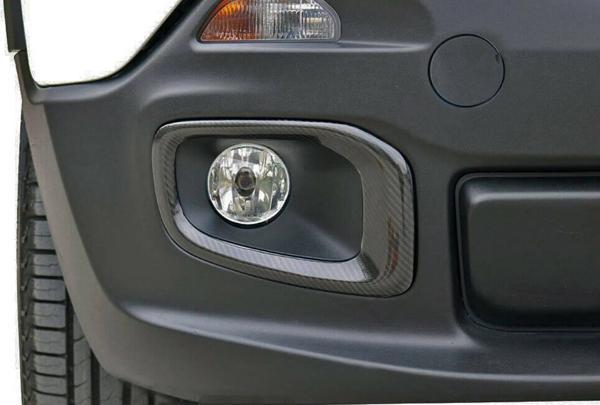 Jeep Renegade Karbon Sis Farı Çerçevesi 2 Parça 2014-2018 Arası - Image 1