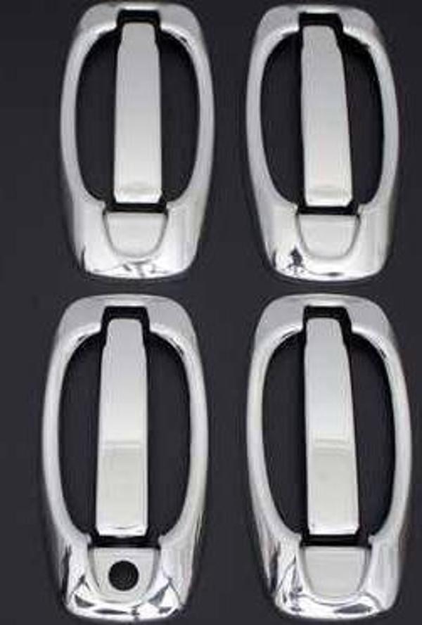OMSA Fiat Doblo Krom Kapı Kolu 4 Kapı 8 Parça Set 2010-2021 Arası - Image 1