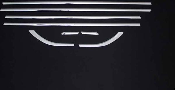OMSA Ford Mondeo 4 Sedan Krom Cam Alt Çıtası 8 Parça 2014 ve Sonrası - Image 1