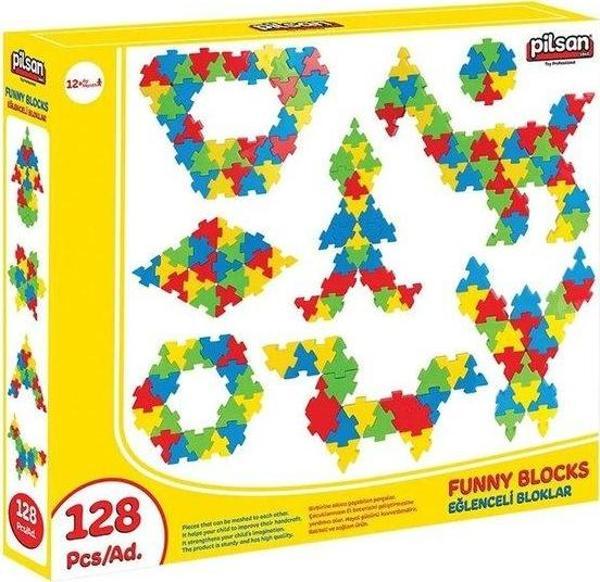 Pilsan Eğlenceli Bloklar 128 Parça - Image 1