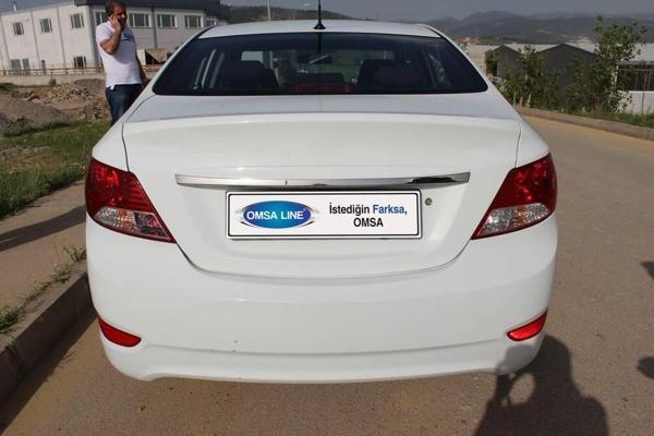 OMSA Hyundai Accent Blue Krom Bagaj Çıtası 2011 ve Sonrası - Image 1