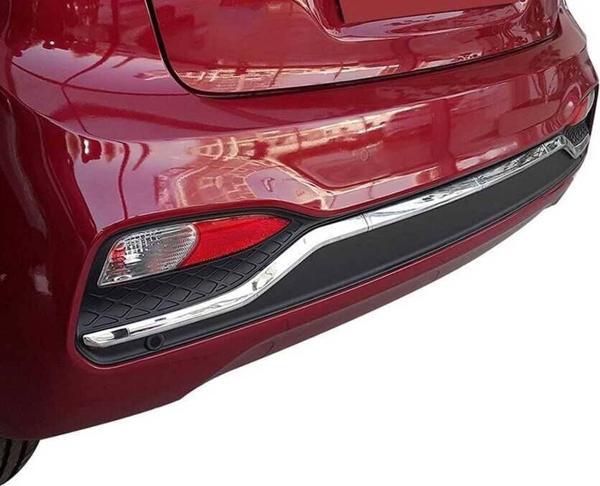 OMSA Hyundai i20 Krom Arka Tampon Çıtası 3 Parça 2018-2020 Arası - Image 1