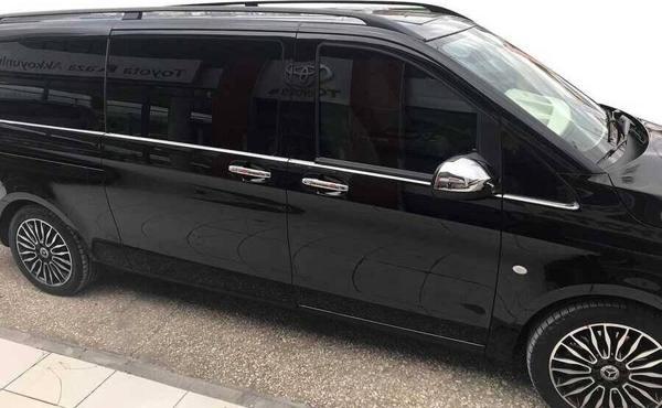OMSA Mercedes Vito W447 Krom Kapı Kolu 3 Kapı Sensörlü 2014 ve Sonrası - Image 1