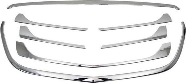 OMSA Mercedes Vito W447 Krom Ön Panjur Çerçeve Set 7 Parça 2014-2024 Arası - Image 1