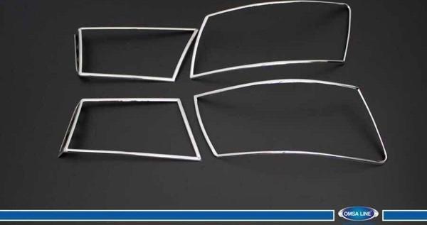 OMSA Hyundai Sonata Krom Stop Çerçevesi 4 Parça Abs 2006-2012 Arası - Image 1