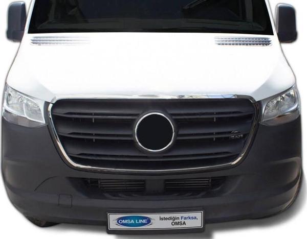 OMSA Mercedes Sprinter Krom Ön Panjur Çerçevesi 4 Parça 2018 ve Sonrası VAN - Image 1