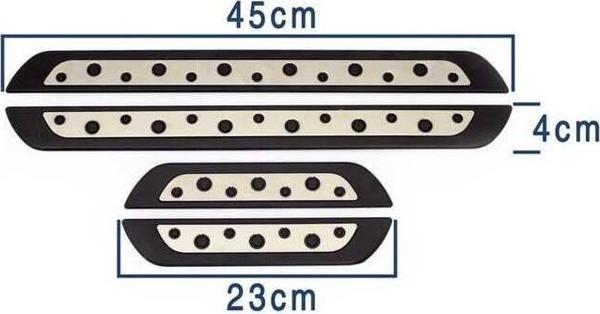 OMSA Nissan Qashqai Kapı Eşiği Dotline 4 Parça 2007-2014 Arası - Image 1