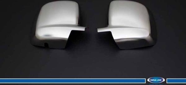 OMSA Peugeot Bipper Saten Krom Ayna Kapağı 2 Parça Abs 2008 ve Sonrası - Image 1